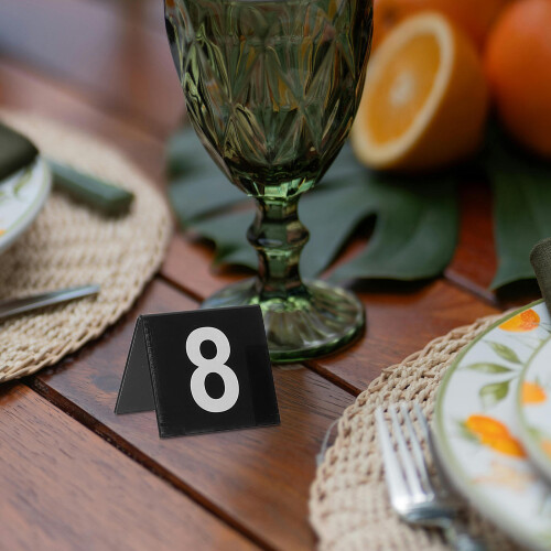 25Pièces Numéros De Table Acryliques Design Stable V 2