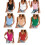 Deep V Neck Camisole Soft Fabric Breathable-rose red S 2