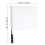 2Pcs Versatile White Flags for Sports and 7