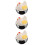 3Pcs Yellow Iron Egg Basket for Kitchen Countertop Mesh Wire Organizer 4