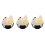 3Pcs Yellow Iron Egg Basket for Kitchen Countertop Mesh Wire Organizer 6