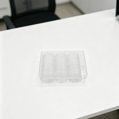 50Pcs Plastic Coin Holder Display Case for Commemorative Coins 2