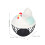 3Pcs Iron Egg Basket with Lid Multi Color Kitchen Storage 9