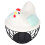 3Pcs Iron Egg Basket with Lid Multi Color Kitchen Storage 10