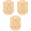 3Pcs Light Yellow Bamboo Lampshades Bedside Table Lamp Covers Rustic 2