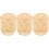 3Pcs Light Yellow Bamboo Lampshades Bedside Table Lamp Covers Rustic 3