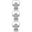 3Pcs White Alloy Panel Lifting Carrier Heavy Duty Wood Panel Handle 7