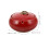 Red Ceramic Ashtray with Lid Windproof Decorative for Home Patio 2