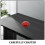 Red Ceramic Ashtray with Lid Windproof Decorative for Home Patio 4