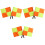 6Pcs Lightweight Competition Referee Flags Vibrant Football Flags 2