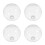 4Pcs Elegant Glass Ceiling Fan Light Cover Replacement for Home Decor 3