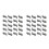 40Pcs Grey Plastic Din Rail Fasten Clips for Secure Mounting 4