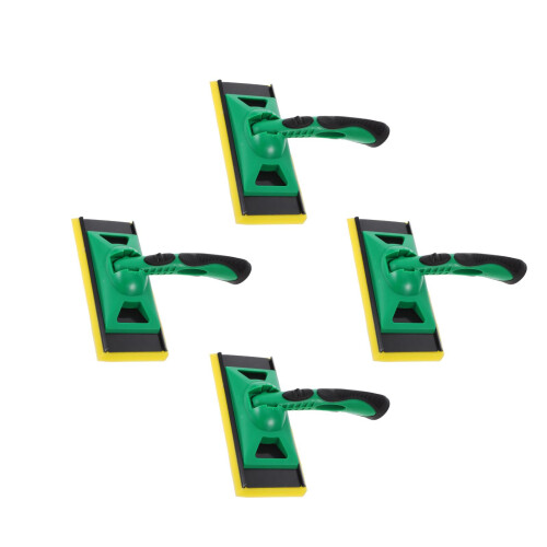 4Pcs Green Plastic Floor Scrub Brushes for Home Efficient Painting 1