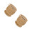 2Pcs Handwoven Imitation Rattan Storage Baskets Khaki for Kitchen Use 3