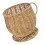2Pcs Handwoven Imitation Rattan Storage Baskets Khaki for Kitchen Use 10