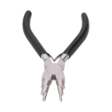 Pinces à bijoux 6 en 1, en acier au carbone, compactes