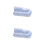 2Pcs Efficient Blue Microfiber Window Cleaner Refill Pads Reusable 2
