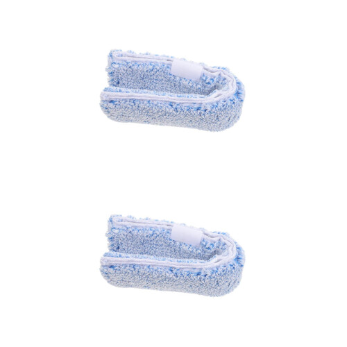 2Pcs Efficient Blue Microfiber Window Cleaner Refill Pads Reusable 1