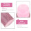Pink Refillable Push Down Pump Dispenser with Rhinestone Design 5