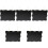 5Pcs Hanging Blackboard Sign Wood Double Sided Wall Message Board 2