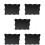 5Pcs Hanging Blackboard Sign Wood Double Sided Wall Message Board 7