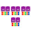48Pcs Plastic Pool Chalk Holder Durable Cue Chalk Case 6