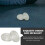 10Pcs Door Pull Up Bar End Pads Rubber Suction Cup Covers Transparent 6