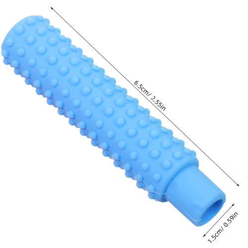 4Pcs Reusable Silicone Pencil Tip Protectors Sensory Chewing Covers 1