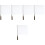 5Pcs White Traffic and Racing Flags with Comfortable Hand Grips 3