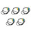 5Pcs Compact Car Rear Camera Harness Cable for Backup and Parking 2