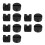 12Pcs Slotted Jack Support Rubber Pads Universal Frame Rail Protector 3