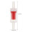 12Pcs Aquarium Air Pump Check Valve Red Plastic One Way Control Valve 2