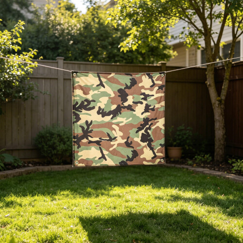 Camouflage Backstop Net Archery Target Net Heavy Duty Mesh 2