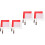 4Pcs Durable Signal Flags Handheld for Sports Referee and Traffic Use 3