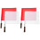 4Pcs Durable Signal Flags Handheld for Sports Referee and Traffic Use 7