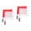 4Pcs Durable Signal Flags Handheld for Sports Referee and Traffic Use 9