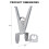 Heavy Duty Mole Claw Scissor Traps Fast Humane Kill Reusable Mole Trap 2