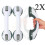 2X Safety Bathroom Bath Shower Hand Grip Grab Suction Rail Bar Handle 1