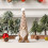 AuroraX Vintage Brown Christmas Ornaments Set 1