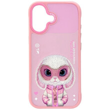 Nimmy Cool &amp; Cute 2.0 Rabbit Case with MagSafe for iPhone 17 6.3" Pink - N-KMLL-IP17-08-A