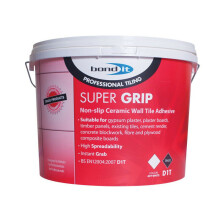 Super Grip Ready Mix Non Slip Ceramic Wall Tiles Adhesive Off White 15kg
