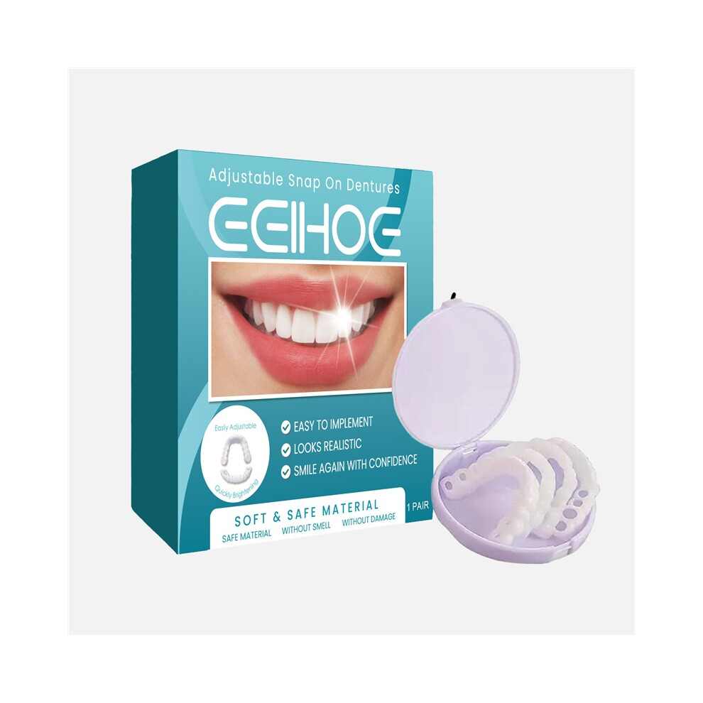 Yeepano Dental Braces Snap-On Temporary Dentures Interdental Denture Kit