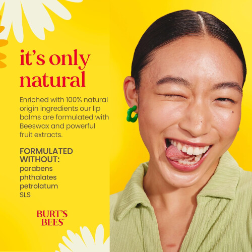 Burt's Bees Burt's Bees 100% Natural Moisturizing Lip Balm (Original Beeswax) 1
