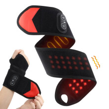 Handmassagegerät mit Rotlicht, beheizter Bandage für Handgelenk, Ellbogen und Knöchel, 3 Heizmodi