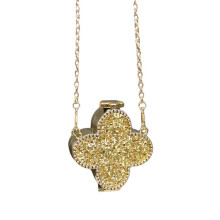 (Gold) Four-leaf clover style coin purse