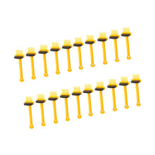 Double Side Comb Cleaner Brush for Hair Removal and-Yellow