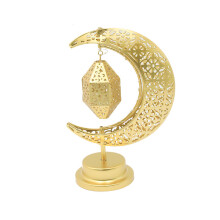 lamp, decorative table lamp, LED crescent lamp, iron night-A