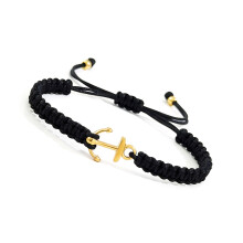 Fashionable Unisex Adjustable Braided Rope Wristband with-A02