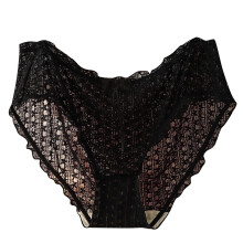 Pak damesondergoed met hoge taille en kant, maat XL–4XL