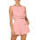 Conjunto de verão feminino de 2 peças em algodão e linho 1